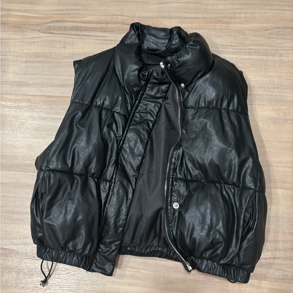 Black Puffer Vest